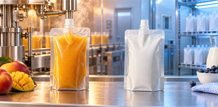 Soporte para productos envasados en caliente y en cadena de fr&iacute;o