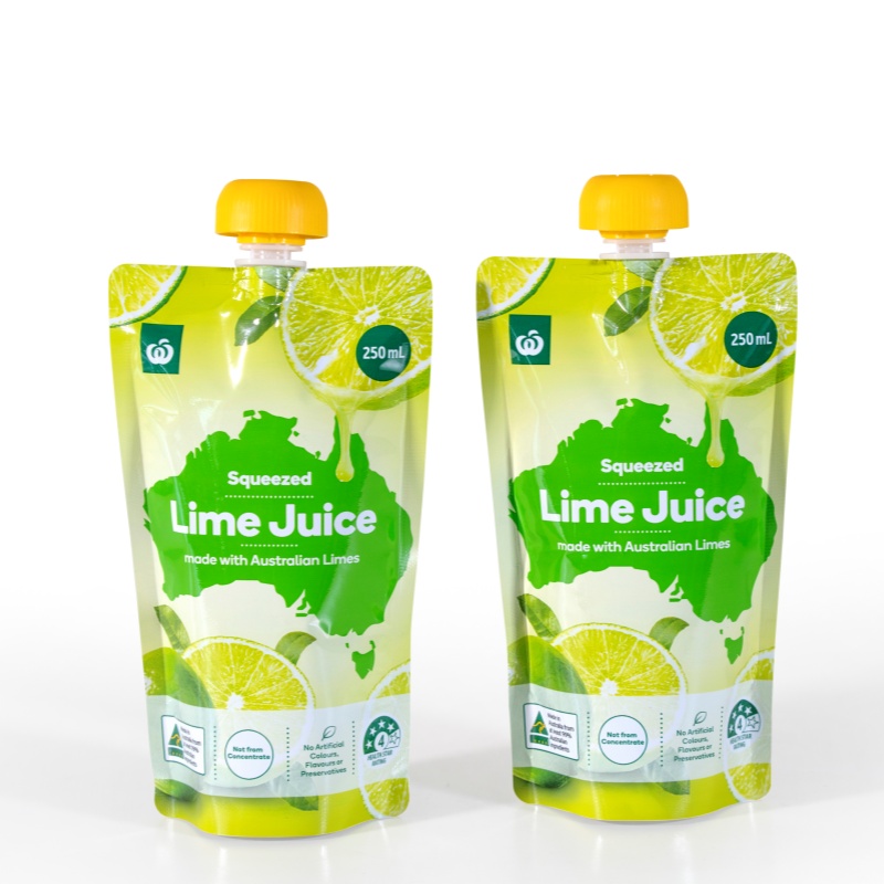 bolsas con boquilla de retorta