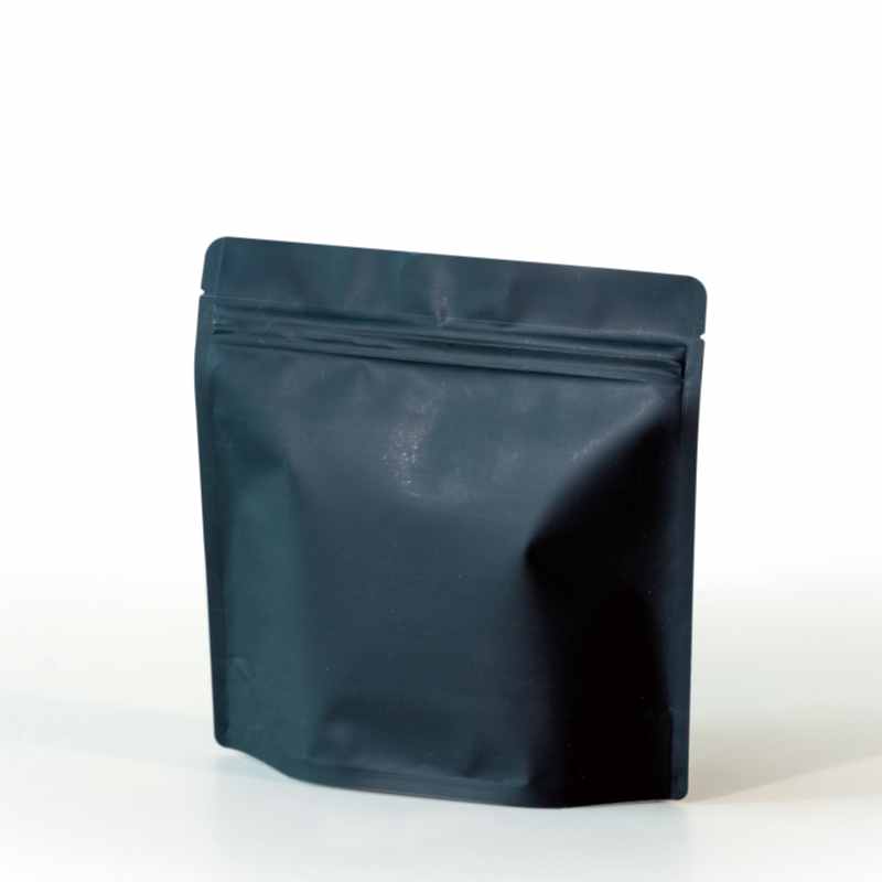Bolsa con cierre de cremallera y base reciclable